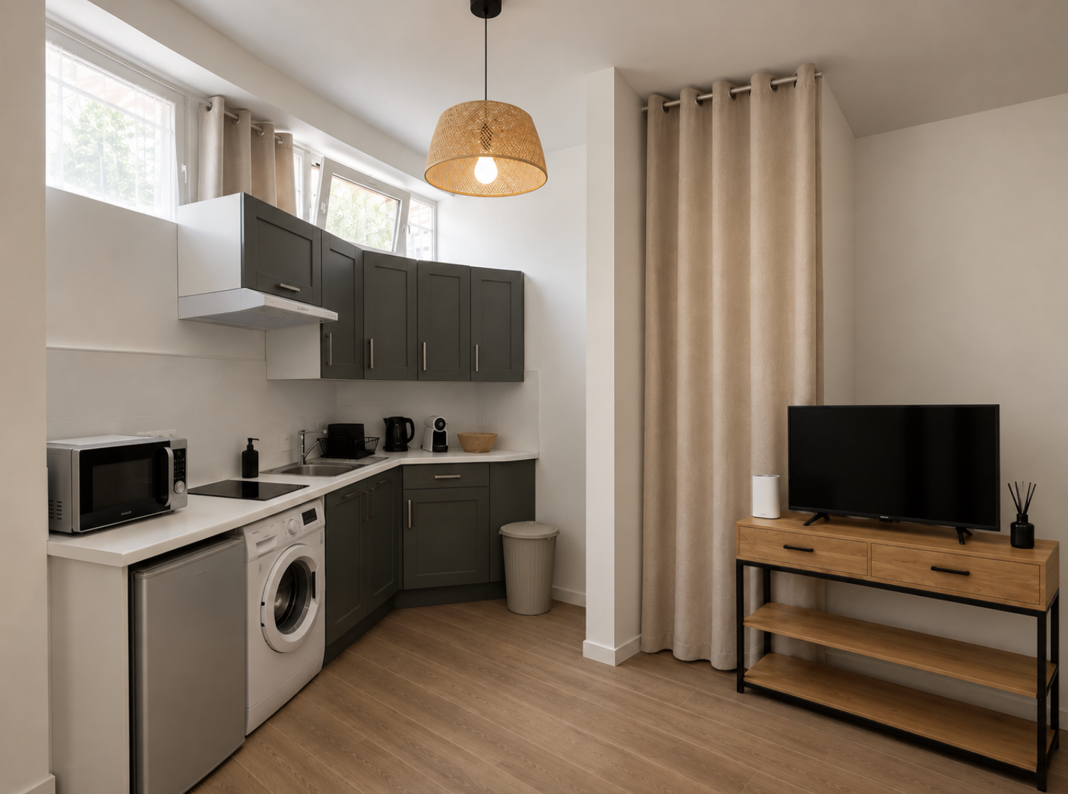 Rénovation studio — Avignon — après travaux, vue 3