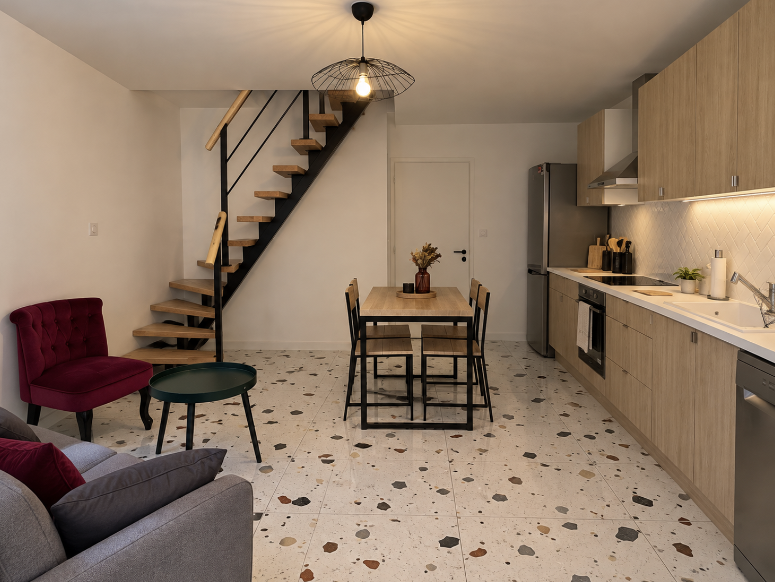 Trois maisons de village — Lauris — après travaux, vue 6