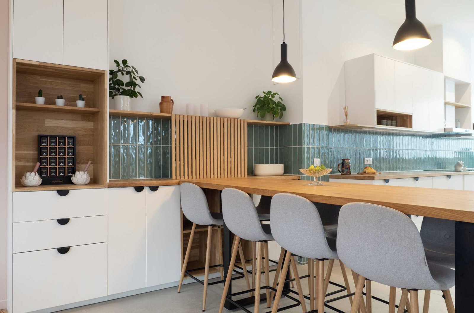 Rénovation duplex — Cuisine ouverte