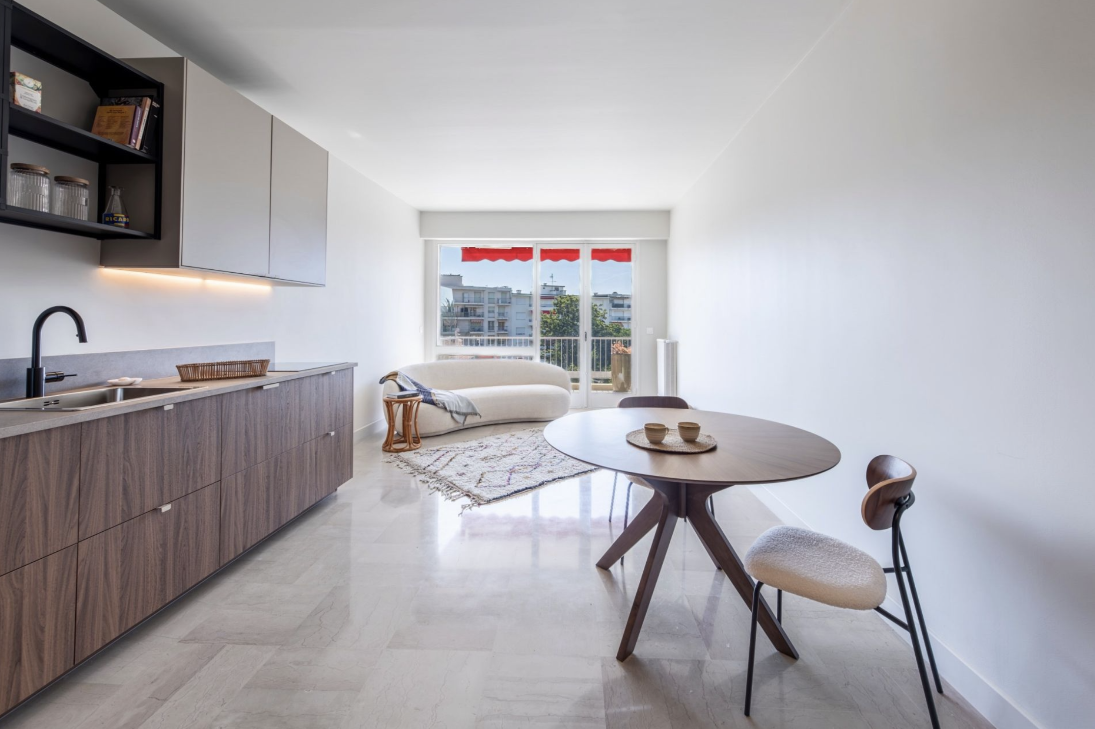 Rénovation appartement — Nice — après travaux, vue 1