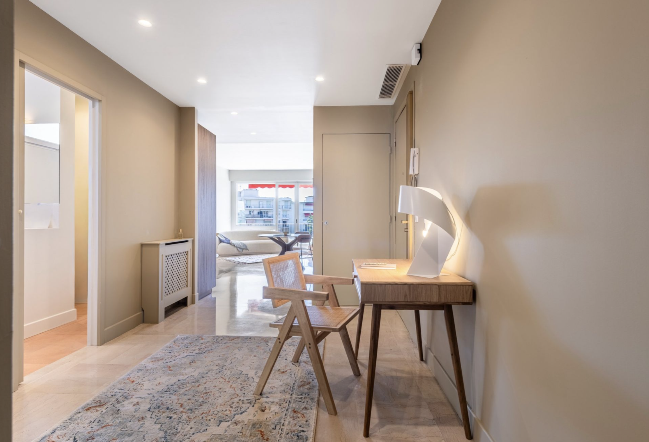 Rénovation appartement — Nice — après travaux, vue 2