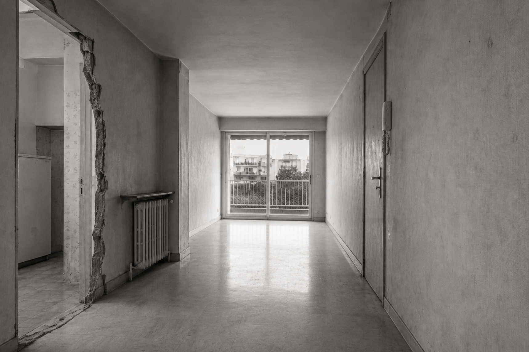 Rénovation appartement — Nice — avant travaux, vue 2