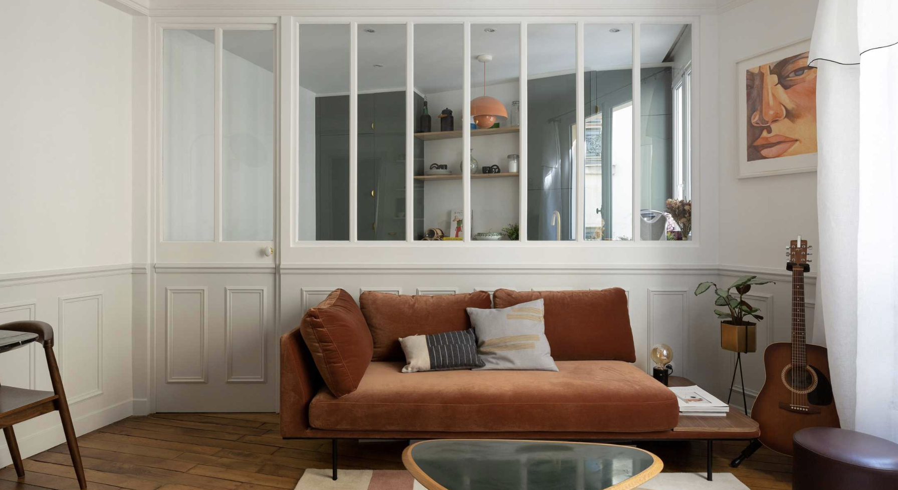Appartement haussmannien — Paris 5ᵉ — 60 m²